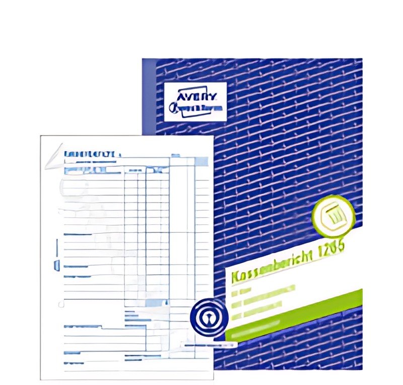 Carnet de formulaires de recyclage AVERY Zweckform "Cash Report", A5