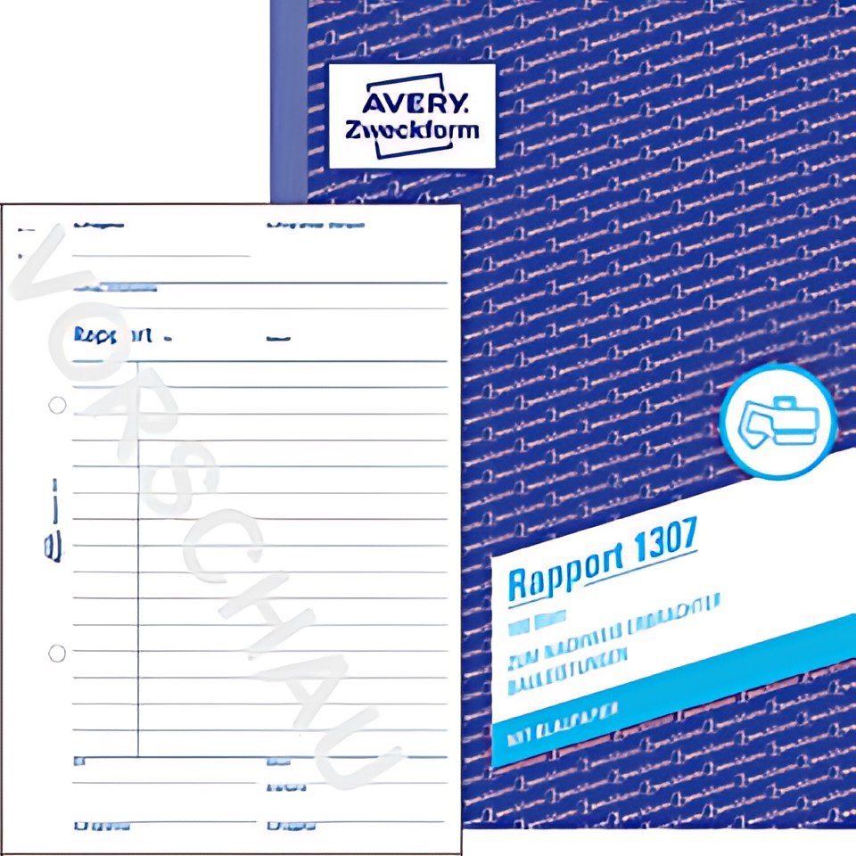 Carnet de formulaires AVERY Zweckform "Rapport", A5, 100 feuilles