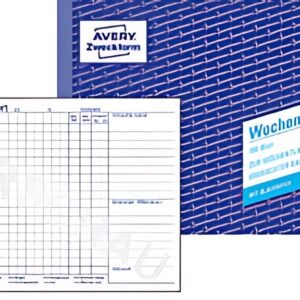 AVERY Zweckform formulaire "rapport hebdomadaire", A5 paysage
