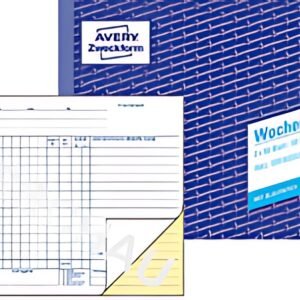 AVERY Zweckform formulaire "rapport hebdomadaire", A5 paysage