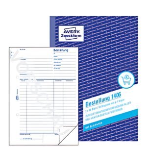 AVERY Zweckform formulaire "Commande", A5, 2 x 50 feuilles