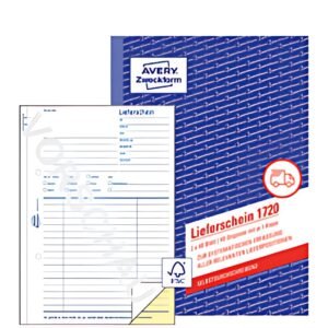 AVERY Zweckform Formularbuch "Lieferschein", SD", A5