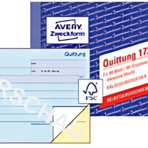 AVERY Zweckform Formularbuch "Quittung", SD, A6 quer
