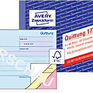 Carnet de formulaires AVERY Zweckform "Reçu avec TVA", SD