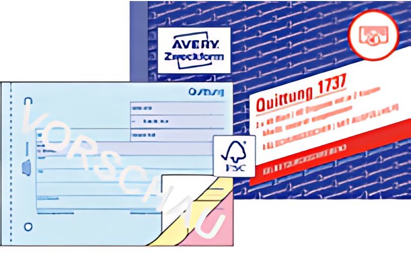 Carnet de formulaires AVERY Zweckform "Reçu avec TVA", SD