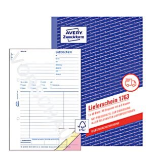 AVERY Zweckform Formularbuch "Lieferschein mit Preisspalte"
