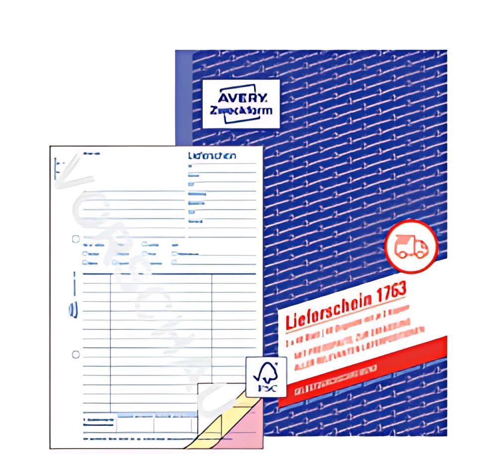 AVERY Zweckform Formularbuch "Lieferschein mit Preisspalte"