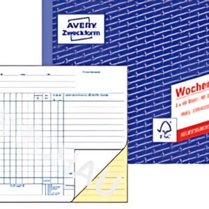 AVERY Zweckform Formularbuch "Wochenbericht", SD, A5 quer