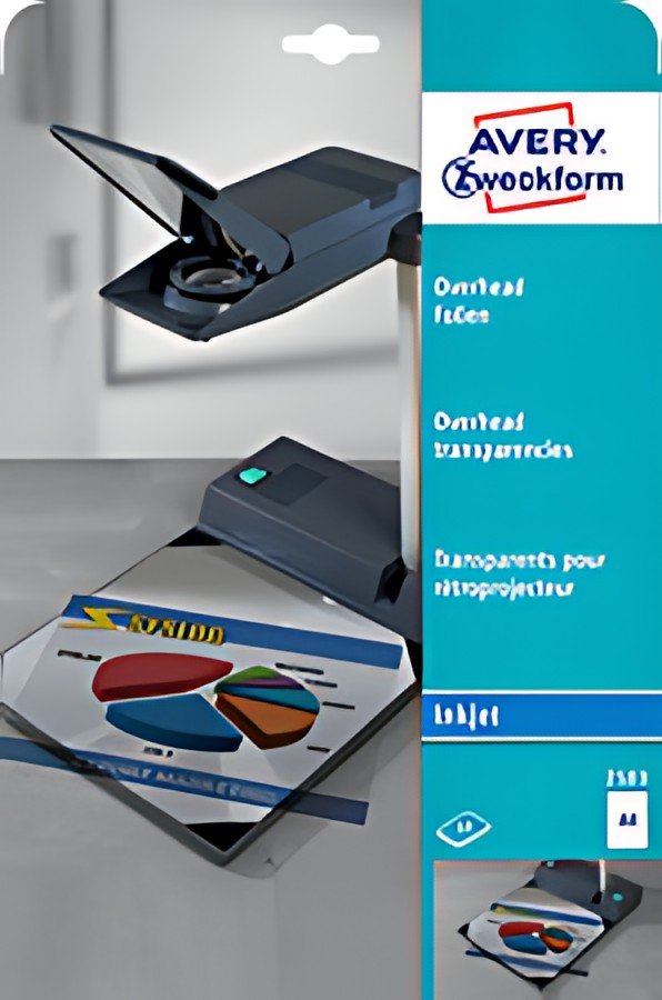 AVERY Zweckform Transparents pour rétroprojecteur A4, clair