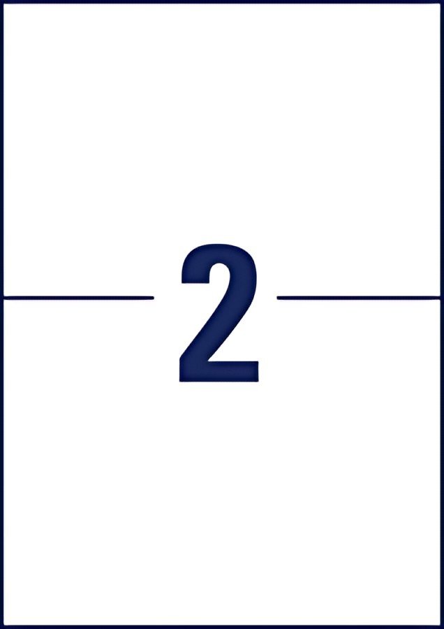 AVERY Zweckform Étiquette d'expédition, 210 x 148 mm, blanc