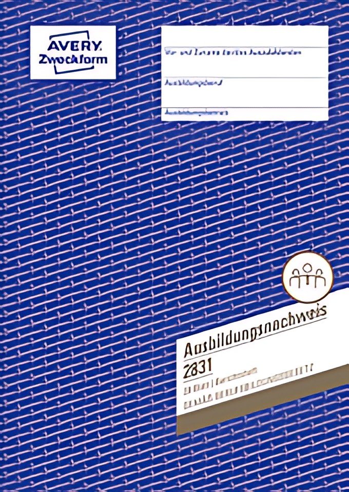 AVERY Zweckform Formularbuch "Ausbildungsnachweis", A4