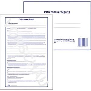 AVERY Zweckform Vordruck "Patientenverfügung", 220 x 163 mm