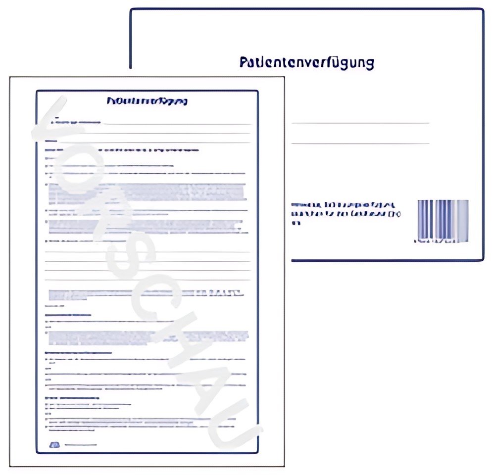 AVERY Zweckform Vordruck "Patientenverfügung", 220 x 163 mm