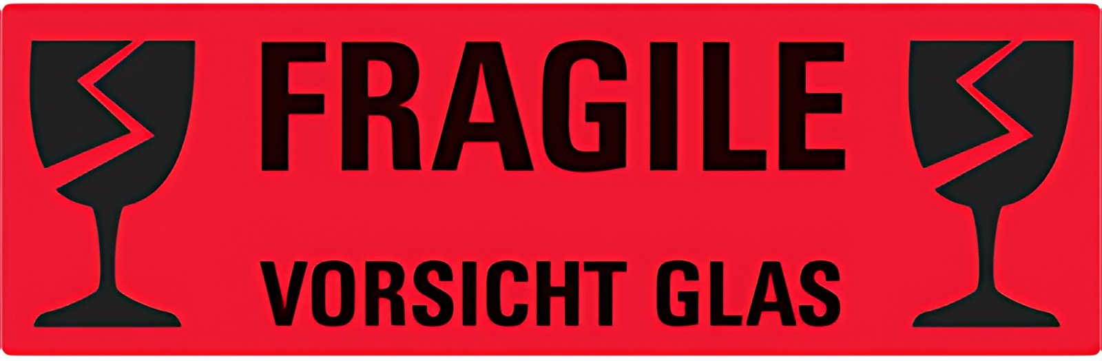 AVERY Zweckform étiquette de signalisation "Vorsicht Glas",
