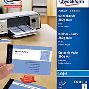 AVERY Zweckform Cartes de visite Premium, brillant