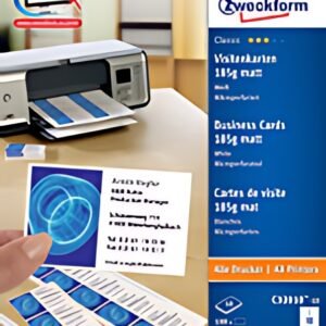 AVERY Zweckform Cartes de visite, 85 x 54 mm, blanc