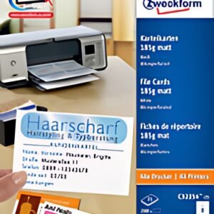 AVERY Zweckform Fiches bristol, 105 x 70 mm, blanc