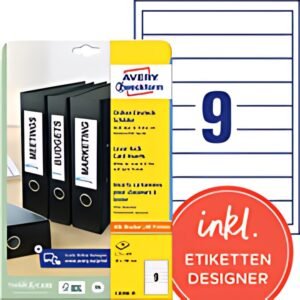 AVERY Zweckform Etiquette à insérer pour dos de classeur