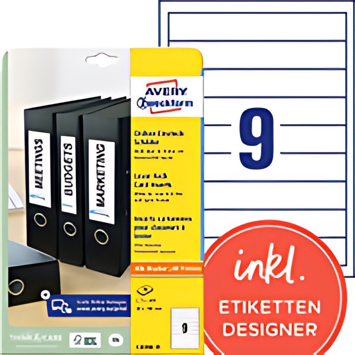 AVERY Zweckform Etiquette à insérer pour dos de classeur