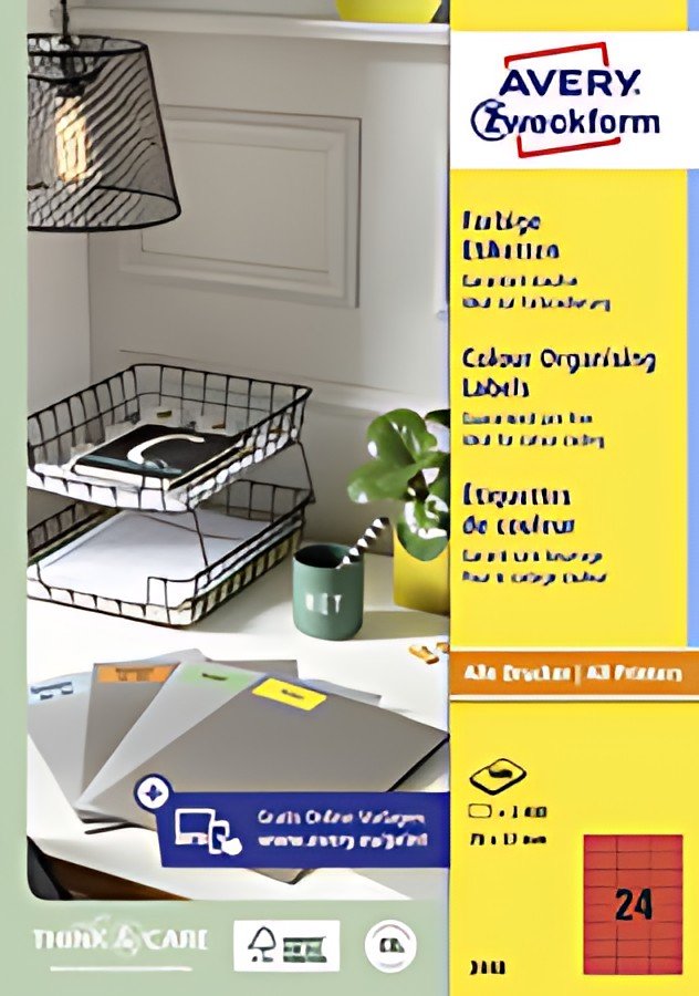 AVERY Zweckform Etiquette universelle, 70 x 37 mm, bleu