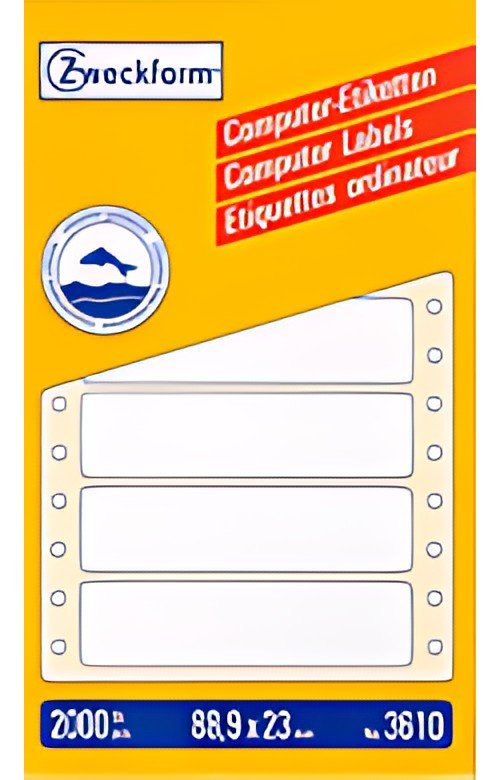 AVERY Zweckform Etiquette ordinateur, continu,88,9 x 35,7 mm