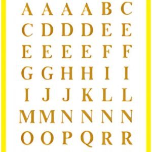 AVERY Zweckform Etiquettes alphabétiques, A-Z, or