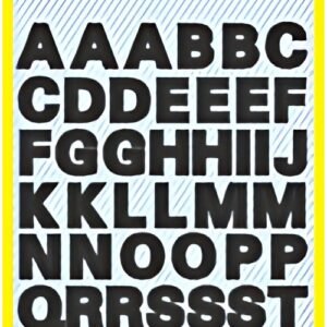 AVERY Zweckform Stickers de lettres, lettres A-Z, noir