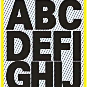 AVERY Zweckform Stickers de lettres, lettres A-Z, noir