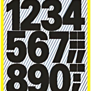 AVERY Zweckform Stickers de chiffres, chiffres 0 à 9, noir