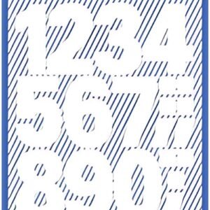 AVERY Zweckform Sticker de chiffres, chiffres 0-9, blanc