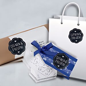 Étiquettes promotionnelles AVERY Zweckform "Open", noires