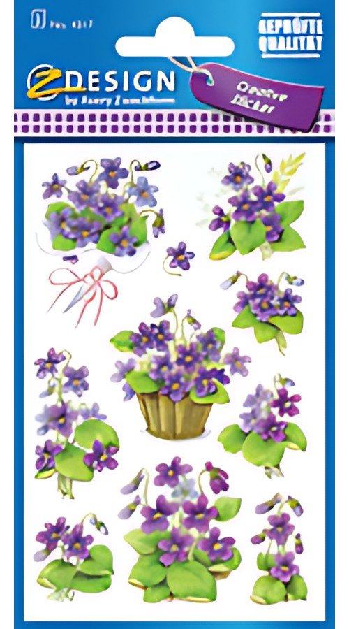 ZDesign CREATIVE Sticker "violettes"