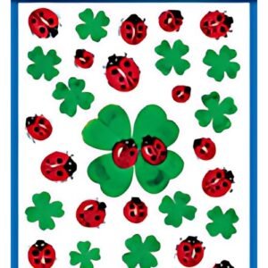 AVERY Zweckform ZDesign Sticker "coccinelle et trèfle"
