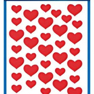 AVERY Zweckform ZDesign CREATIVE Sticker "coeurs"