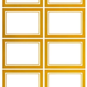 ZDesign HOME Étiquette, cadre doré, 38 x 24 mm