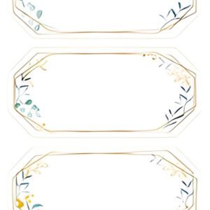 ZDesign HOME Étiquette, cadre ornementé, octogonal
