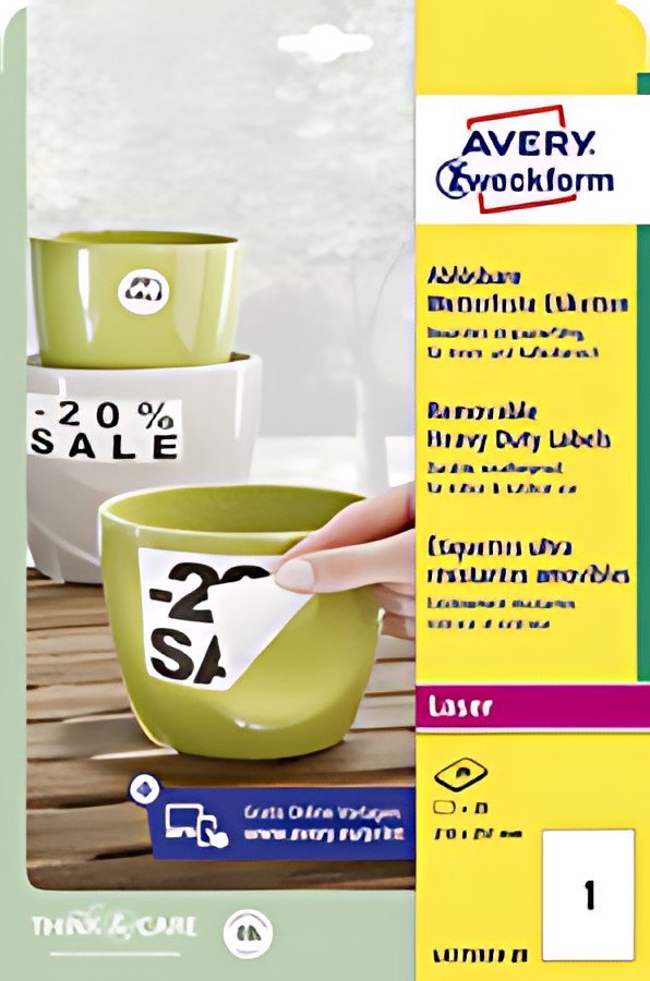 AVERY Zweckform Etiquette, 99,1 x 67,7 mm, blanc