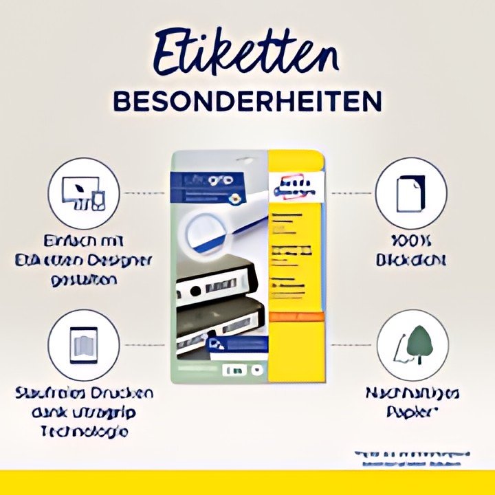 AVERY Zweckform Etiquette pour dos de classeurs suspendus
