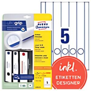 AVERY Zweckform Etiquette pour dos de classeur, 38 x 297 mm