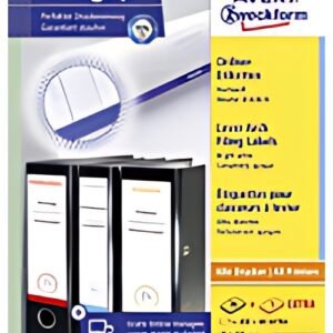 AVERY Zweckform Etiquette pour dos de classeur, bleu