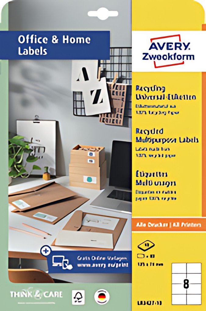 AVERY Zweckform Étiquette multi-usage recyclée Home Office