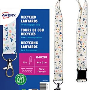 AVERY Tour de cou, rPET, "tropical", 20 x 440 mm