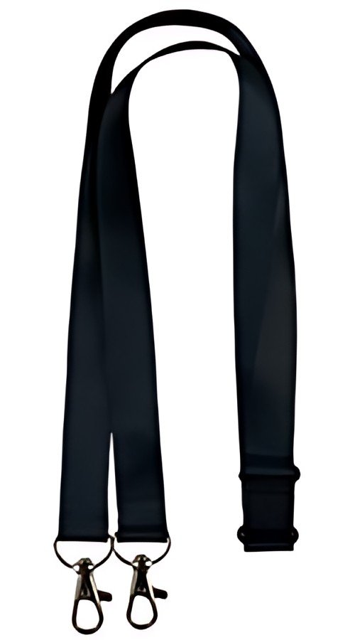 AVERY Tour de cou avec double mousqueton, 20 x 440 mm, noir