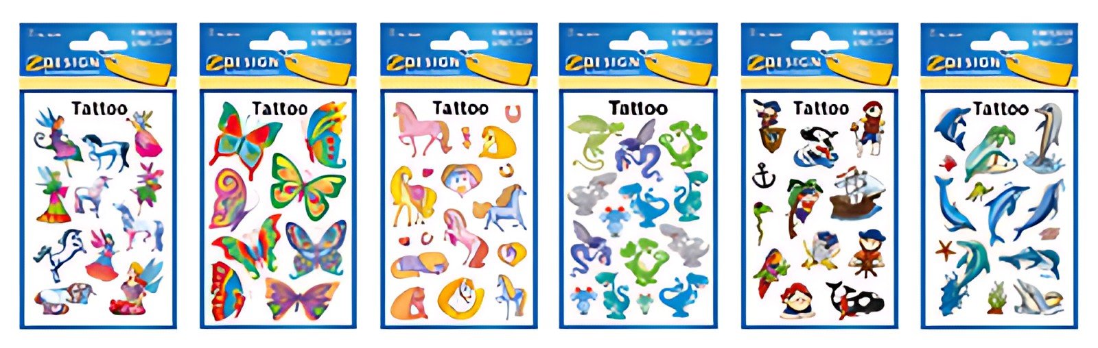 AVERY Zweckform ZDesign KIDS Tattoos Sortiment