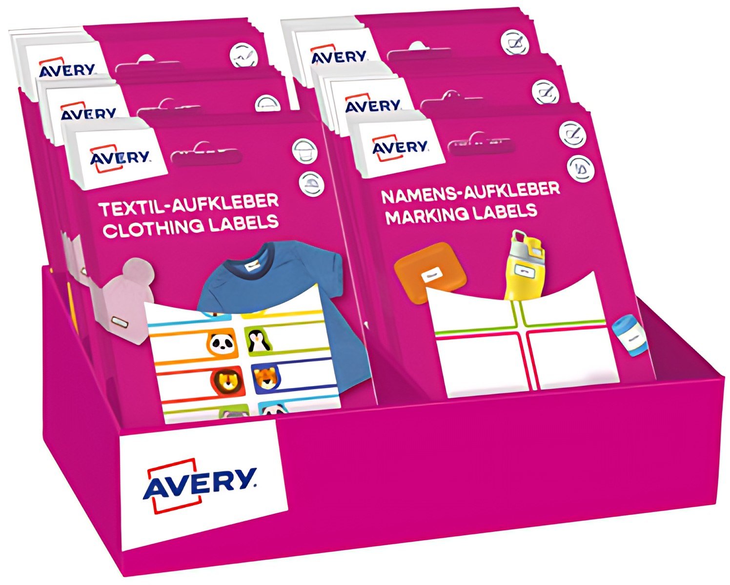 AVERY Assortiment Back-To-School 2025, présentoir en carton