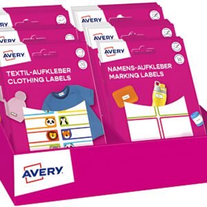 AVERY Assortiment Back-To-School Mix 2025, présentoir carton