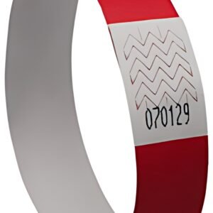 AVERY Bracelet imprimable, 256 x 19 mm, rouge fluo