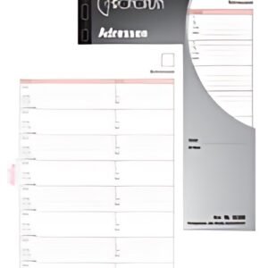 CHRONOPLAN Adressen, Midi, 80 g/qm, 16 Blatt