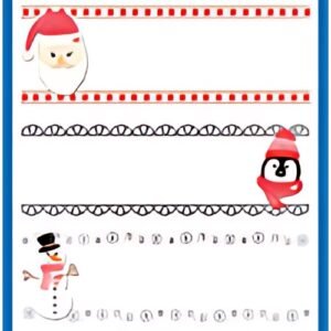 AVERY Zweckform ZDesign Sticker pour cadeau de Noel "Nom"