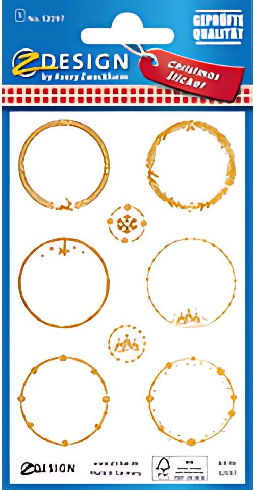 AVERY Zweckform ZDesign Sticker pour cadeau de Noel "oval"